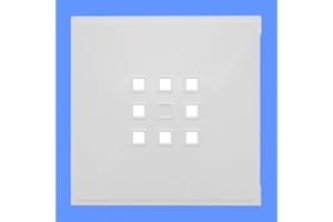 DEKAFORM Designer Regaltür als Fach-Einsatz, Regalsysteme mit Mass ca. 33,6cm x 33,6cm, Tür für IKEA Regal Expedit Kallax Nornäs - Würfel Flexi - XXXL Lutz - Quelle Raumteiler -Variation in (Weiss)