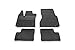 Produktbild pkwmatten passgenaues Auto Gummimatten 4er Set, schwarz
