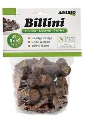 Preisvergleich Produktbild ANIBIO Leckerlie BILLINI Reis-Kräuter-Gemüse 130g für Hunde