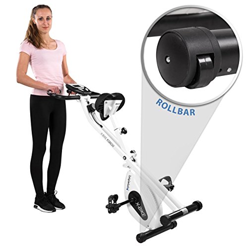 Kinetic Sports Indoor F-Bike Fitnessbike Heimtrainer Ergometer Indoorcycling mit Trainingscomputer, Zusammenklappbar - 6