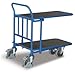 Produktbild C+C Wagen mit 2 Ladeflächen aus Siebdruckplatte Traglast (kg): 500 Ladefläche: 1030 x 600 mm RAL 5010 Enzianblau