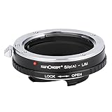 Mit diesem Adapter können Sie Sony A-mount Objektiv/ Minolta Objektiv/ Konica Objektiv an Leica M series/Leica CL/Minolta CLE Kamera verwenden.