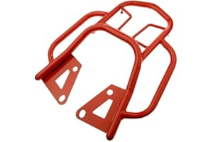 UNKNOW Motorcycle Luggage Rack Mounting Carrier Tour Pack for Honda Grom MSX125 Rear Rack Replacement Hardware (Red)