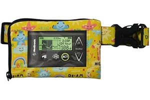 KAIO-DIA Cinturón para bomba de insulina con ventana para niños - Dia-Children's Pump Belt HAPPY DAY (63-85 cm)
