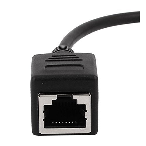 RJ45 Verlaengerungskabel – SODIAL(R)30cm Weiblich Maennlich Ethernet-Kabel an das Netz 2 Stueck RJ45 Verlaengerungskabel - 2