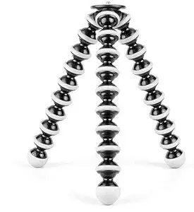 HIFFIN13 inch Jumbo Flexible Gorillapod Tripod with Mobile Attachment for DSLR, Action Cameras & Smartphones(Black)