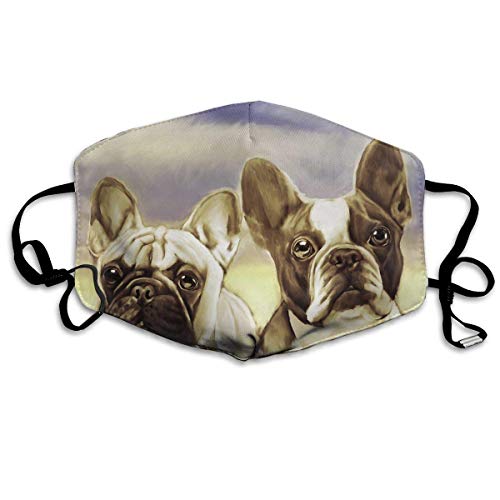 Preisvergleich Produktbild SDGSS Mund Maske,French s Watercolor Art Portrait Warm Unisex Fashion Warm Anti-Dust Washable Reusable Mund Maske
