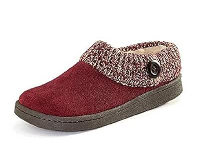 clarks knit scuff slipper mule