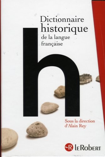 couverture de : Dictionnaire historique de la langue fran&ccedil;aise...