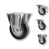 Transportrollen, Schwerlastrollen / fest, drehbar, bremsbar...