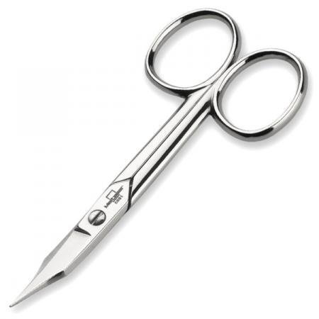 Malteser Manicure Solingen German Nickel Plated Stainless Steel Curved Nail/Cuticle Scissor