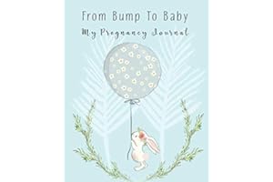 From Bump To Baby My Pregnancy Journal: Cute Bunny Pregnancy Planner and Organizer For The Expecting Mom-To-Be. Week By Week. Keepsake New Pregnancy Gift Ideas,