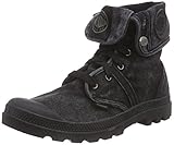 Rutschfeste Sohle Palladium Herren Pallabrouse Baggy Combat Boots, Schwarz (Black/Metal 069), 43 EU