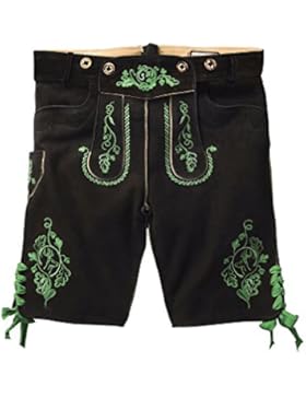 Stockerpoint - Herren Trachten Lederhose mit Träger in versch. Farben, Rupert