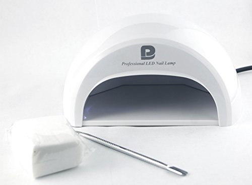 Proxima Direct® 12W weiße LED-Nagel-Trockner-Lampe Manikürkunst für Schellack Nagellack mit Auto 30s Sensor + Nagelhautschieber und fusselfreies Wischen - 5