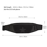 DCCN Taktische Hüfttasche Gürteltasche Hanmit Kopfhöreröffnung geeignet für 5,5 inch Smartphone - 3