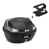 Kit completo Top Case Givi Monolock B37NT con placa incluida