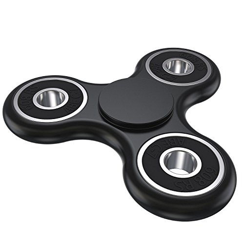 tritechnox - Tri Fidget Hand Spinner Toy,Stress Reducer Ultra Durable High Speed Ceramic Bearing Fidget Finger Toy Can Continue to Rotate for 1-3 minutes - Perfect for ADD / ADHD / Anxiety / Autism And Stress Relief Adult Children,Office Desk Gadget (BOLD BLACK) tritechnox - Tri Fidget Hand Spinner Toy,Stress Reducer Ultra Durable High Speed Ceramic Bearing Fidget Finger Toy Can Continue to Rotate for 1-3 minutes - Perfect for ADD / ADHD / Anxiety / Autism And Stress Relief Adult Children,Office Desk Gadget (BOLD BLACK)