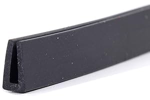 JKGHK Caoutchouc Profil U Bordure de Protection Peut être utilisé sur Fenêtre de la Voiture, 10mm x 5mm,1 Meter