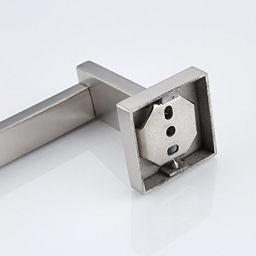 KES Bad-Serie Toilettenpapierhalter aus mattem Edelstahl WC-Papierrollenhalter ohne Deckel, 2PCS, Gebürsteter zur Wandmontage, A2570-2-P2 - 6