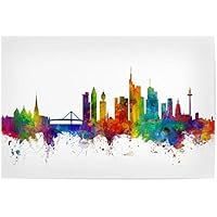 Mobel Wohnaccessoires Artboxone Holzbild 30x20 Cm Stadte Kansas