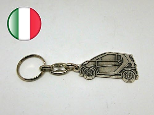 Tuning Keyring Silver 100% made in Italy Profile Car