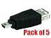 Produktbild imbaprice USB 2.0 A (F) zu Mini 5-Pin (M) Anschluss Adapter