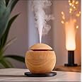KRIAVAXA Wooden Cool Mist Humidifiers Essential Oil Diffuser Aroma Air Humidifier with Colorful Change for Car, Office, Babies, Humidifiers for Home, Air Humidifier for Room