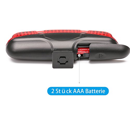 ONEU Fahrradbeleuchtung Sets, Super Fahrradlicht Set,Berg Fahrradlampe, Radlicht, Leistungsstarke Lumen LED Scheinwerfer für Fahrrad, Frontlicht und Rücklicht Einfach zu Installieren für Kinder Männer Frauen Radfahren Sicherheitsleuchten mit Wasserabweisend - 5