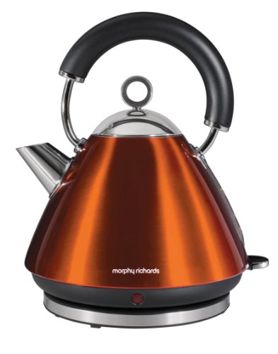 Morphy Richards 43858 Retro Wasserkocher Accents Maron 1.5 Liter 2200 Watt