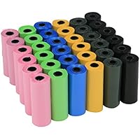 YOMMY® Bolsas para excrementos de perro 24/48/72 Rollos Total 360/720/1080 Bolsas Poop Bag para Perro Mascotas Animales Domésticos YM-0295 (360, Color Surtido)