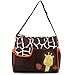 Multifunctional Mummy Handbag Baby Diaper Nappy Changing Bag---Orange Giraffe Pattern
