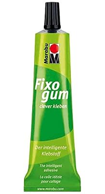 MARABU Lot de 3 colles de montage"Fixogum Rubber Cement", tube de 50g