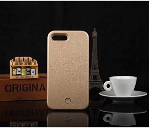 HJYQ Light Iphone Case LED Light Up Flash Lighting Selfie Case Illuminated Protective Flashing Cover Dimmable Switch Rechargeable For Apple Iphone (Iphone 7/8,Iphone 7/8 Plus,Iphone X),C,Iphonex