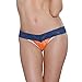 Clovia Orange And Blue Lace Thong RS.239.00