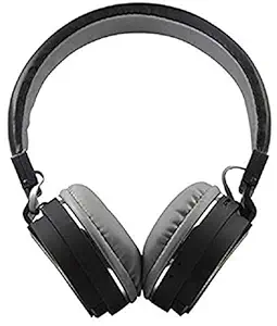 SH-12 Wireless Bluetooth Over the Ear Headphone with Mic (Black)