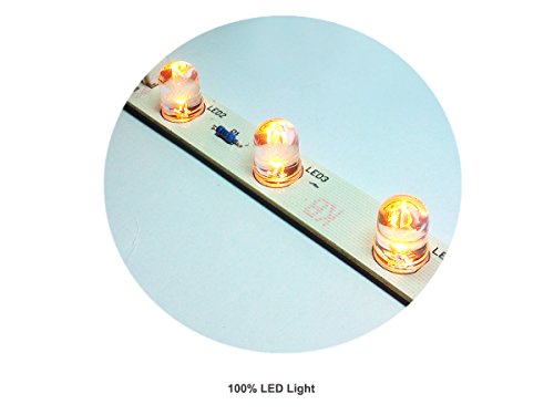Richen Elektrokamin EF119B-MT119A Elektrischer Kamin (2000W, LED-Beleuchtung, 3-D Flammeneffekt, Fernbedienung) weiß - 7
