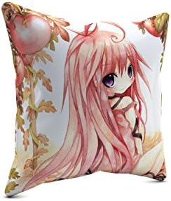 Garden of Eden - Cute Watercolour Anime Art - 40x40cm - Premium Cushion with Filling