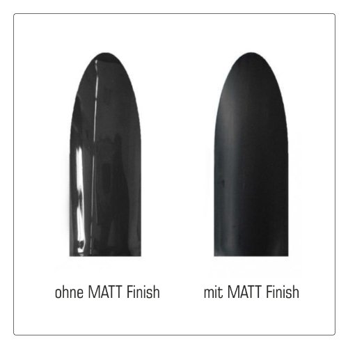 Nailfun 5 ml UV Versiegelungsgel matt High Quality Studio Finishgel, 1er Pack (1 x 5 ml)