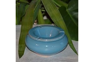 YODECO Cendrier Tunisien Uni bleu - Moyen modèle