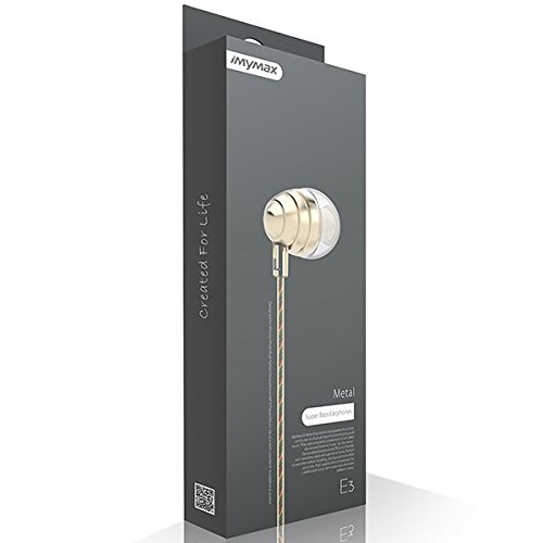 Preisvergleich Produktbild Metal Super Bass Earphones iMyMax (gold)