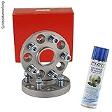 Inklusive Bremsenreiniger EIBACH Spurplatten Spurverbreiterung Distanzscheibe Ø56,5 4x100 50mm // 2x25mm + Bremsenreiniger