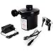 Produktbild Hedc® 2 in 1 Elektrische Luftpumpe,AC 220V/DC 12V Elektropumpe inkl. 3 Aufsätze für Luftmatratzen,Schlauchboote,Gästebetten,aufblasbare Schwimmtiere oder Camping-Automatisches