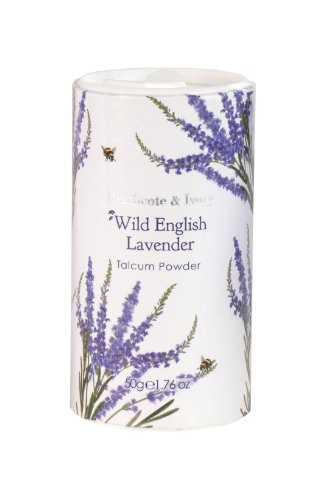Heathcote & Ivory Florals Wild English Lavender Mini Talcum Powder 50ml