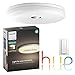 Produktbild PHILIPS HUE White Ambiance Struana - LED Deckenleuchte mit Fernbedienung (auch für Badezimmer geeignet IP44) | Lichtfarbe einstellbar zwischen WARMWEISS & KALTWEISS (2200 - 6500K)