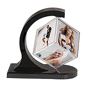 Pragati Pro magic cube rotating photo frame(6x6cm cube)