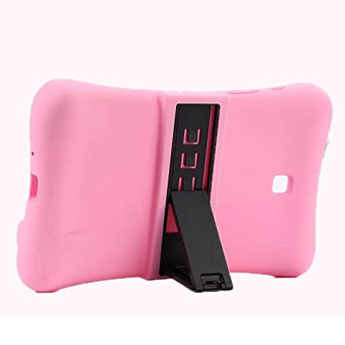 NEWSTYLE Samsung Galaxy Tab 4 7.0 Kinderfreundliche Silikon Hülle Schutzhülle Tasche Case für Samsung Tab 4 SM-T230 / T231 / T235 (7 Zoll) – Pink - 2