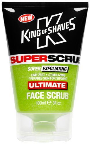 King of Shaves Super Exfoliating Lime Zest Ultimate Face Scrub Tube 100 ml