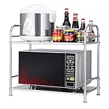 edelstahl arbeitsplatte küche Maße: 35 x 55 x 53 cm (D x B x H). Notiz: Um Kratzer während des Transports zu vermeiden, stellen wir eine weiße Schutzfolie für den Abscheider des Mikrowellengitters zur Verfügung. Bitte entfernen Sie die Schutzfolie vor der Montage.