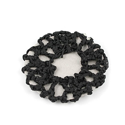 Praktisches Duttnetz/Haarnetz für tolle Frisuren aus Stoff (mit Strass) - 2